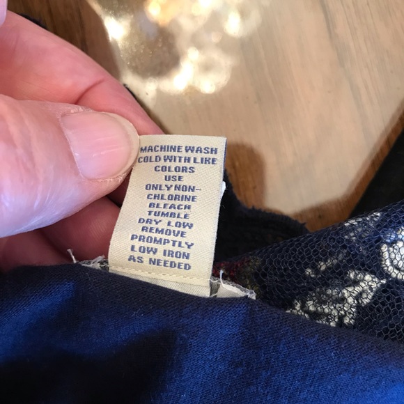 Anthropologie Ric Rac Castle Hill navy blouse - Picture 7 of 8